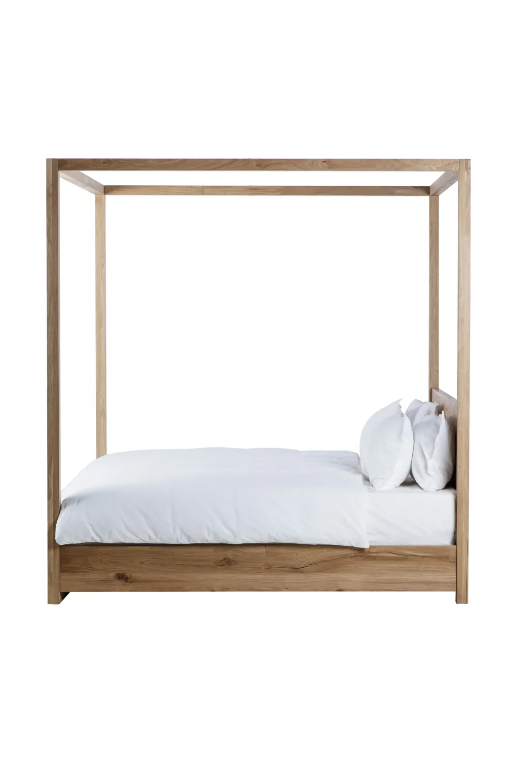 (Open Box)  Reclaimed French Oak Poster King Bed | Andrew Martin Otis