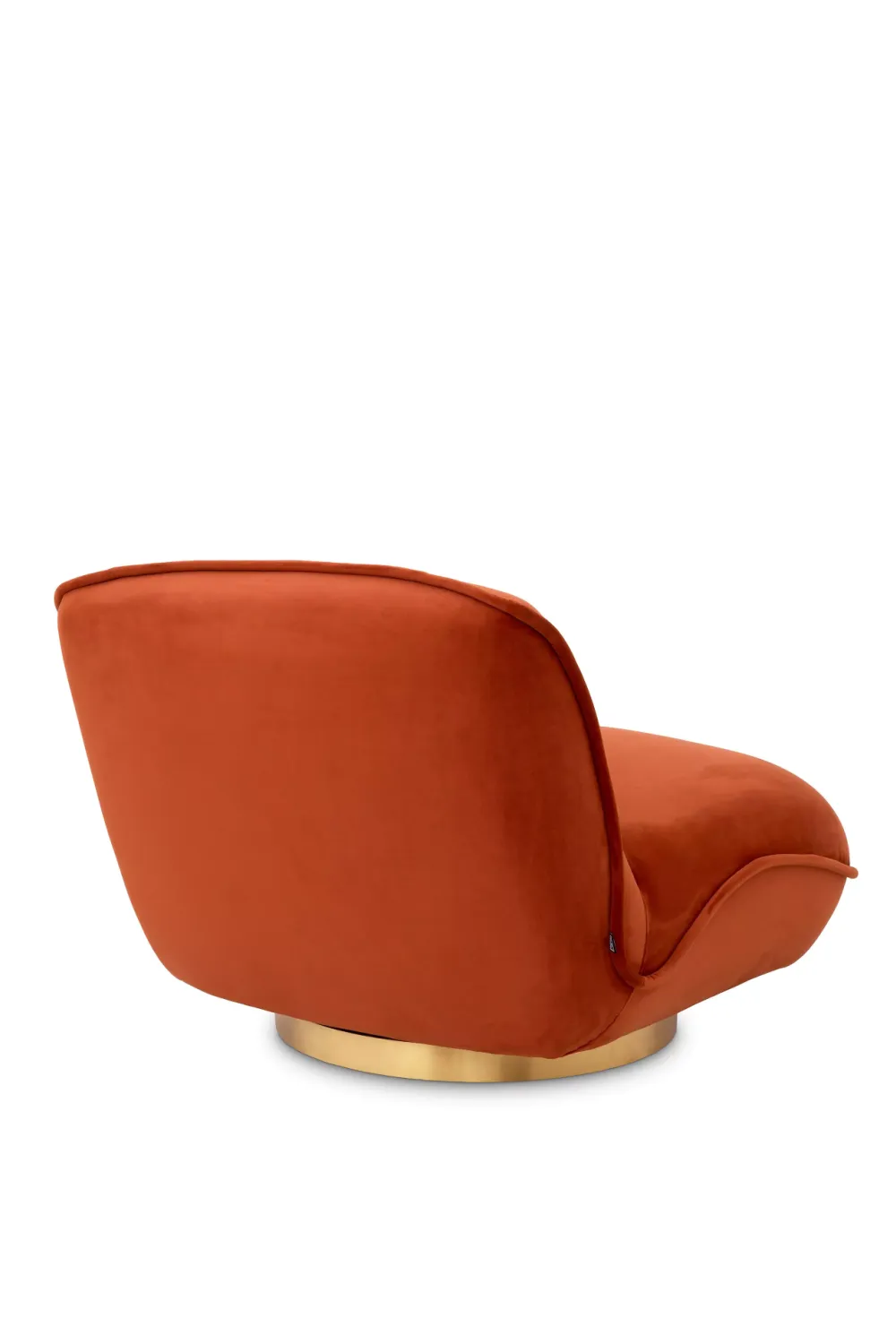 Orange Velvet Pillow Swivel Chair | Eichholtz Relax