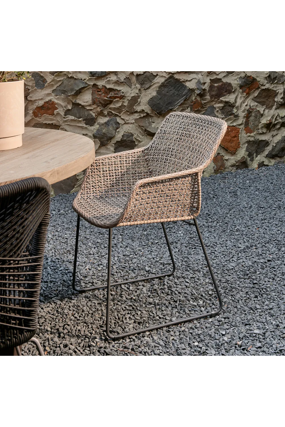 Outdoor Wicker Dining Armchair | Rivièra Maison Portofino