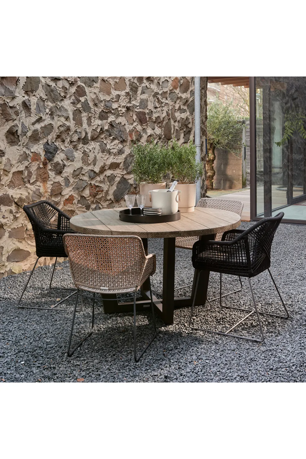 Outdoor Wicker Dining Armchair | Rivièra Maison Portofino