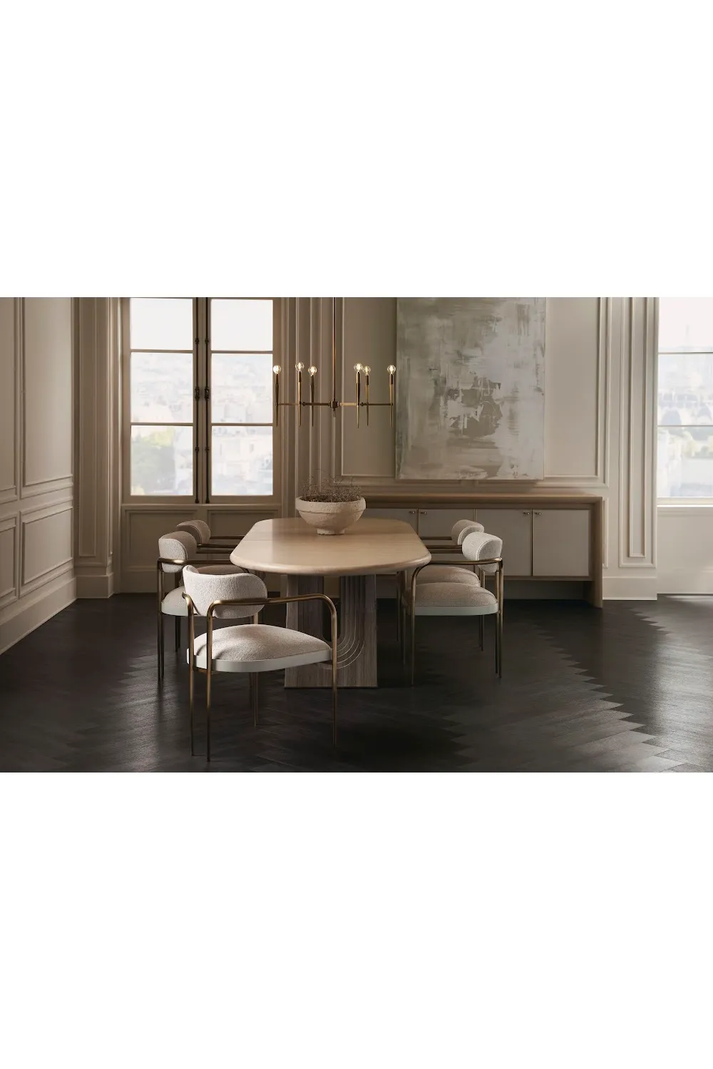 Oval Oak Dining Table | Caracole Emphasis