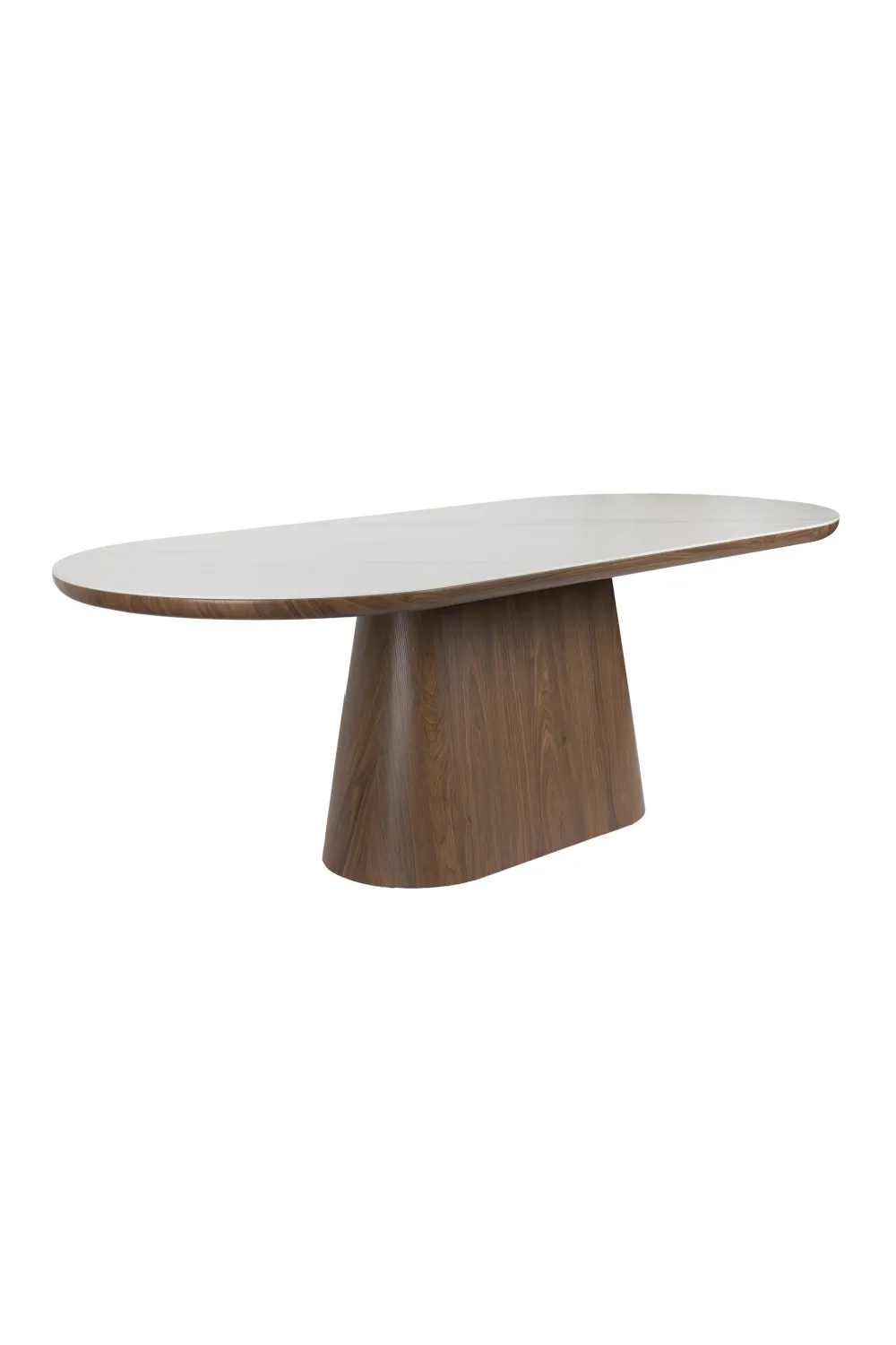 Oval Wood Dining Table | DF Almira