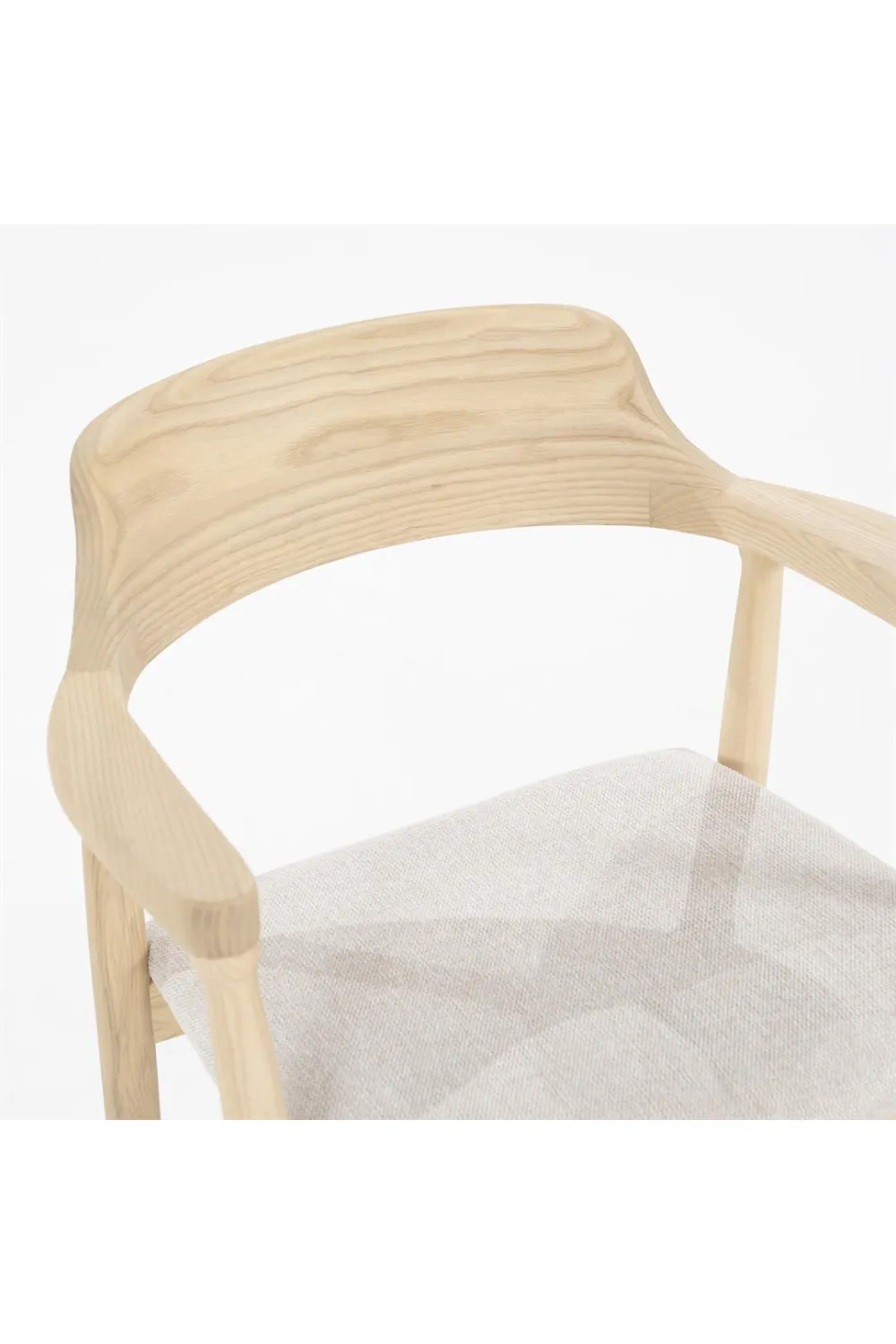 Padded Seat Ash Dining Chair | Eleonora Yorick