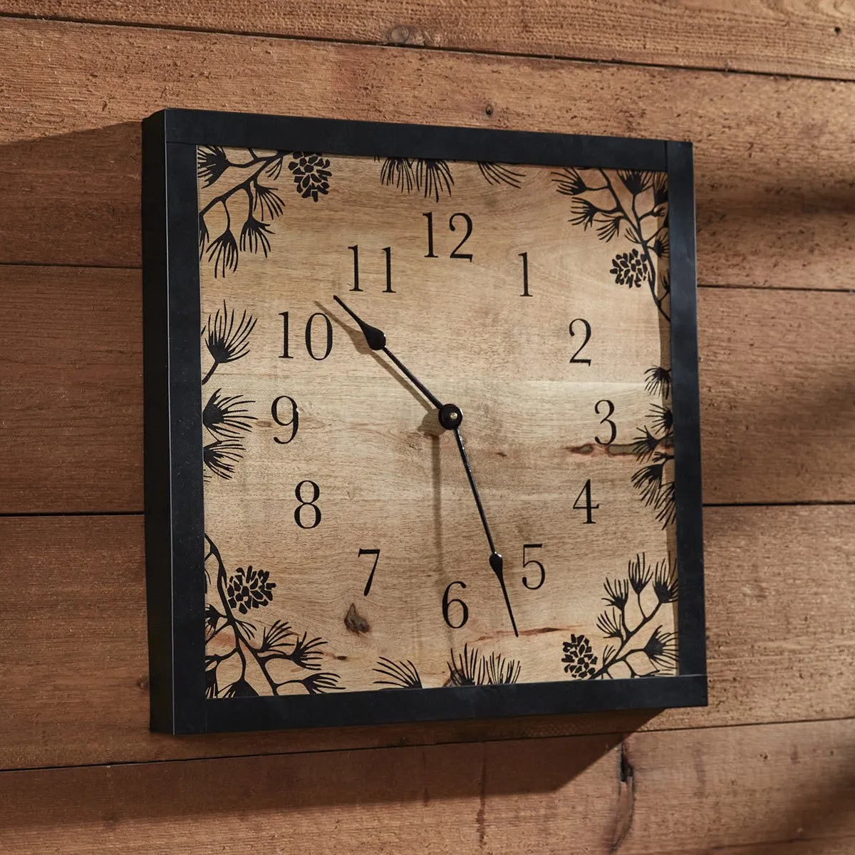 Pine Tree Tops Wall Clock