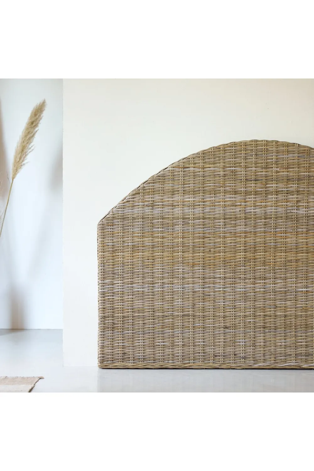 Rattan Queen Headboard 63" | Tikamoon Louison Kubu