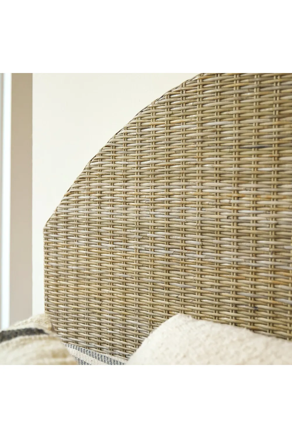 Rattan Queen Headboard 63" | Tikamoon Louison Kubu