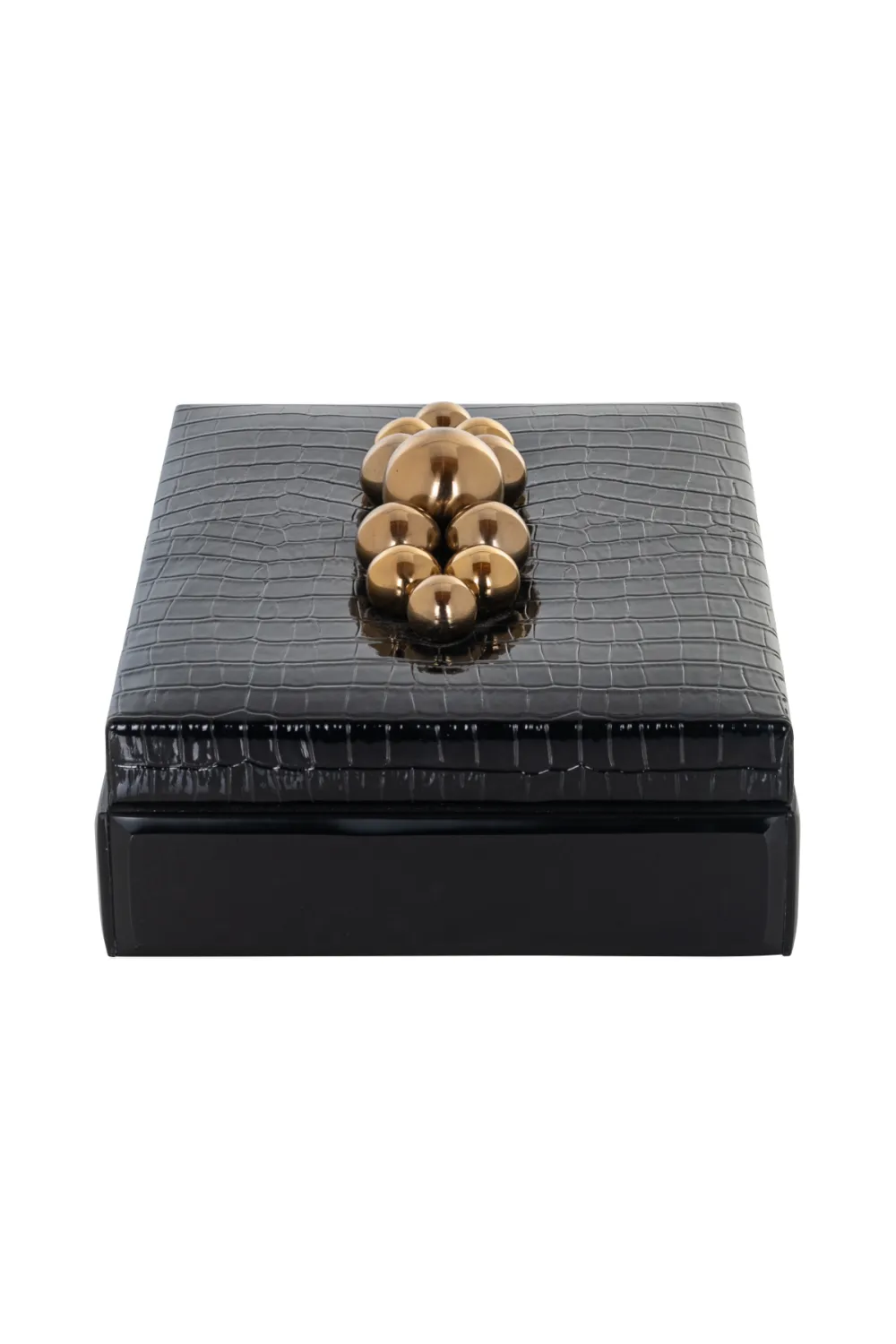 Rectangular Black Storage Box | OROA Nina