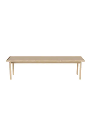 Rectangular Oak Coffee Table | Bolia Elton