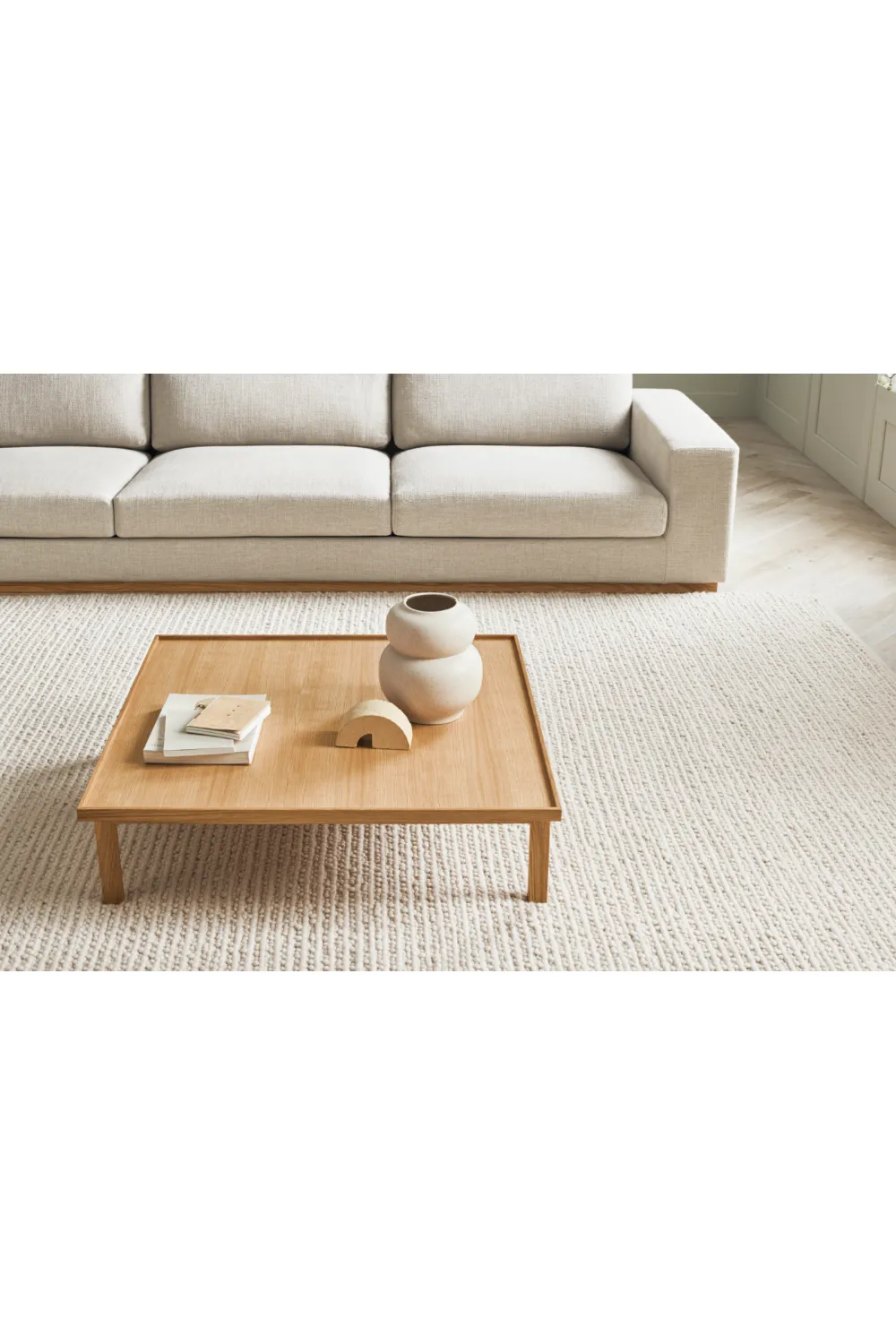 Rectangular Oak Coffee Table | Bolia Elton