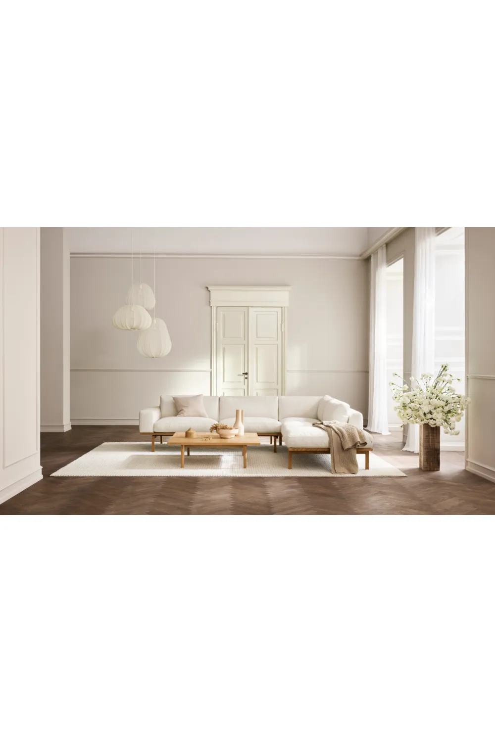 Rectangular Oak Coffee Table | Bolia Elton