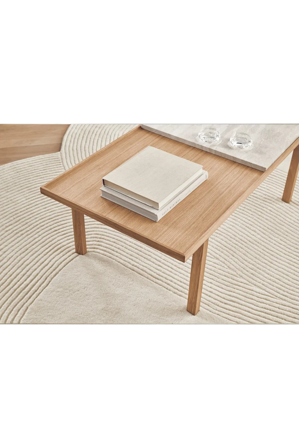 Rectangular Oak Coffee Table | Bolia Elton