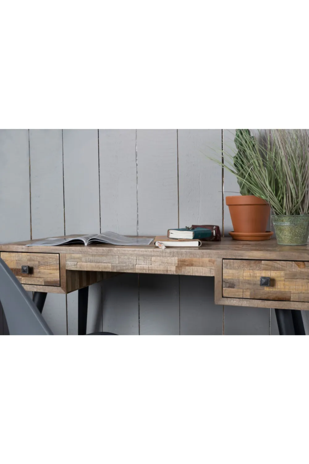 Recycled Teak Desk | DF Leo