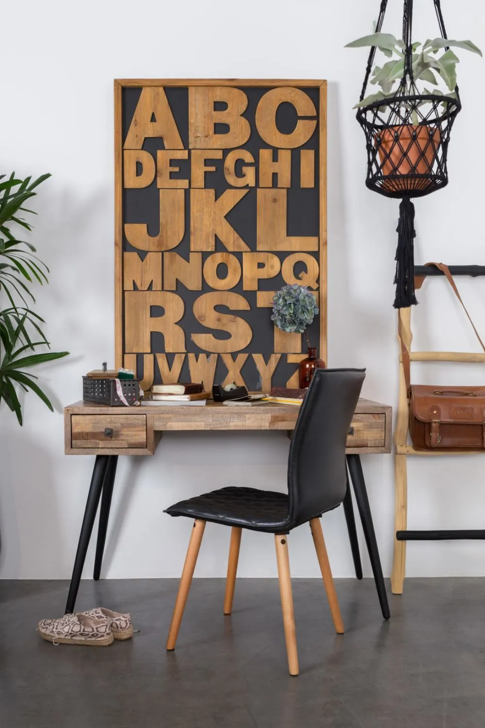 Recycled Teak Desk | DF Leo