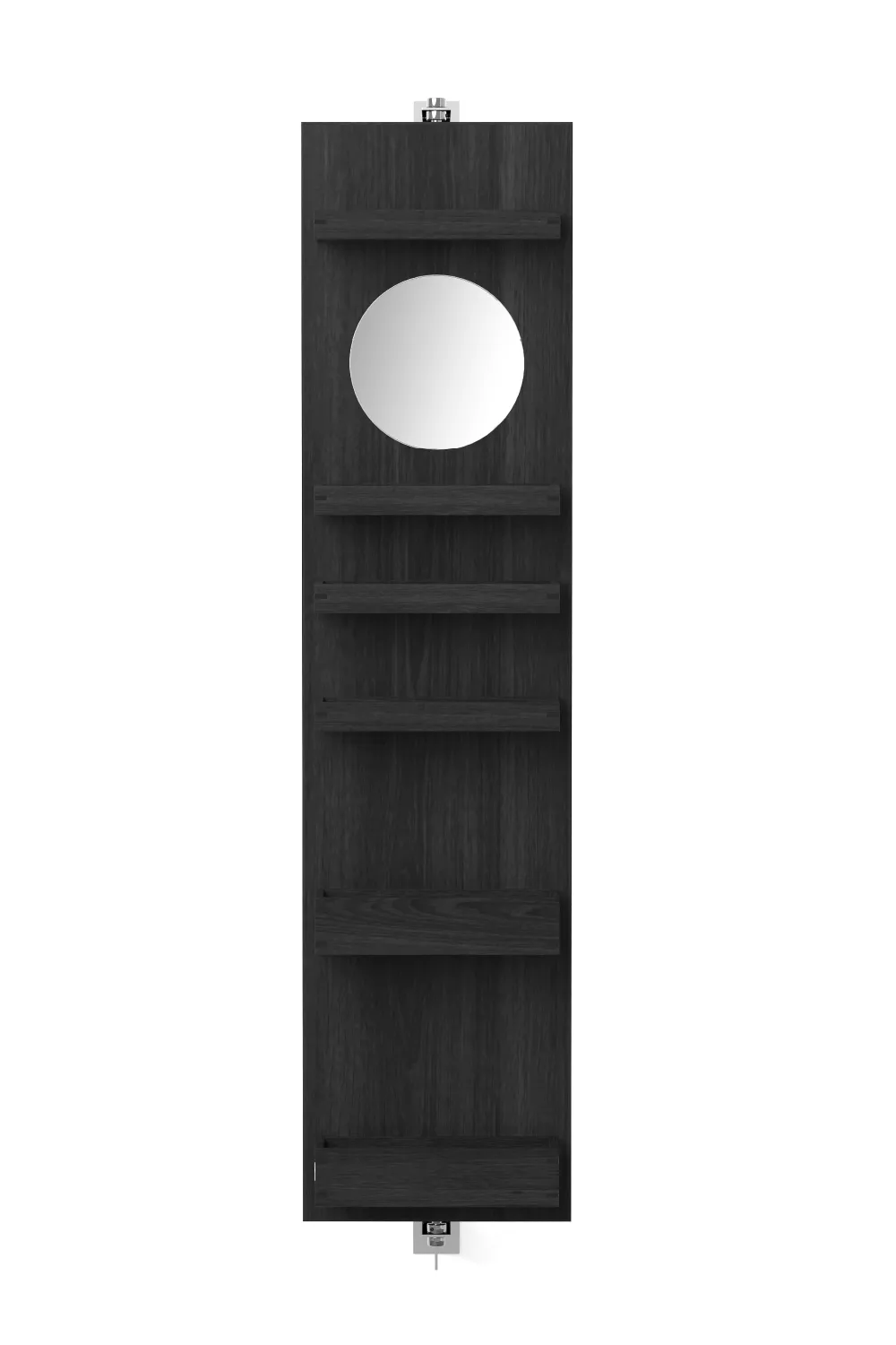 Rotating Oak Bathroom Cabinet with Mirror | Wireworks Revolve 1140 Cosmos