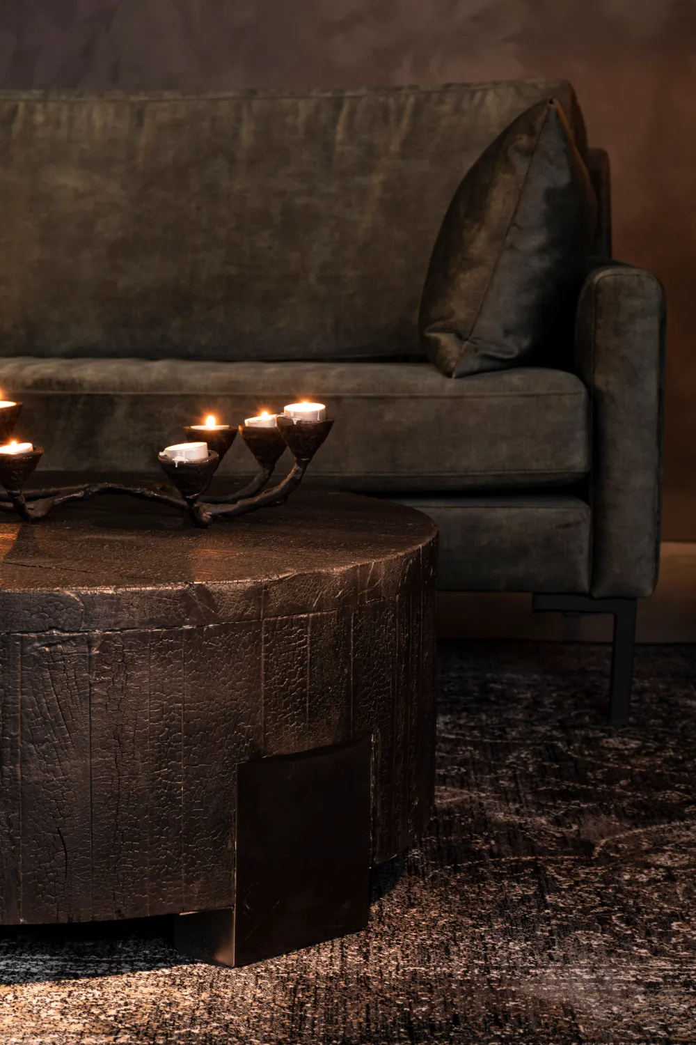 Round Acacia Coffee Table | Dutchbone Coals