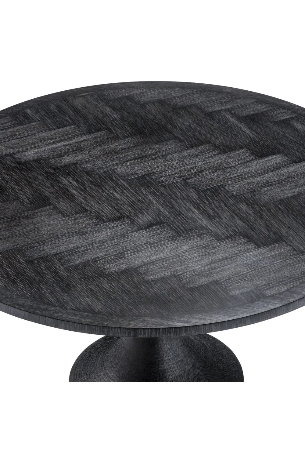 Round Charcoal Dining Table | Eichholtz Melchior