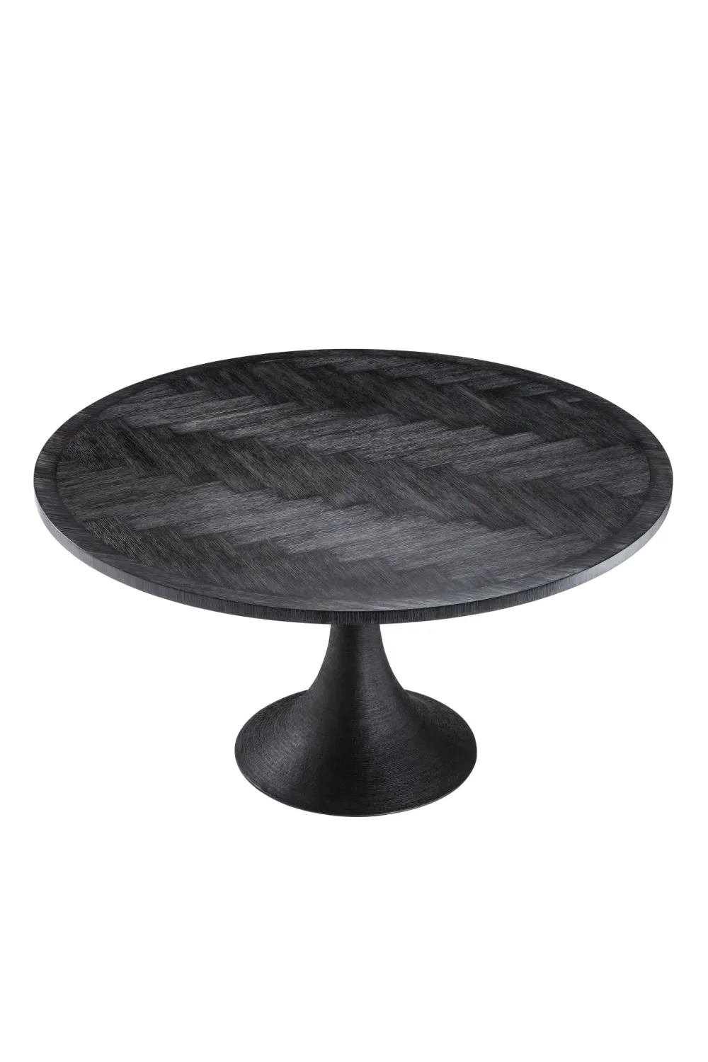 Round Charcoal Dining Table | Eichholtz Melchior