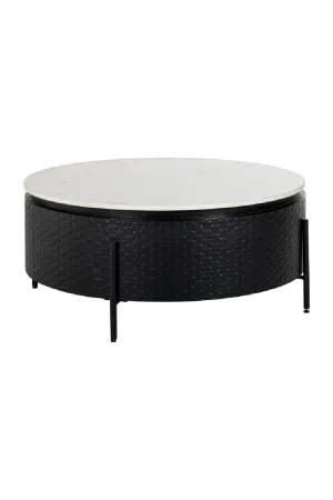 Round Marble Coffee Table | OROA Santorini