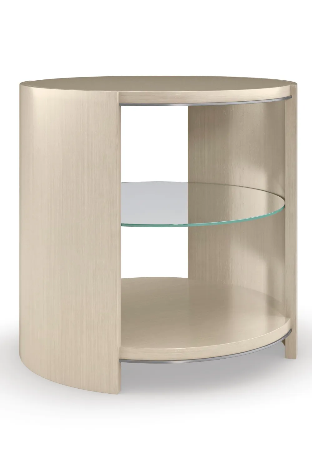 Round Shelved End Table | Caracole Da Vita