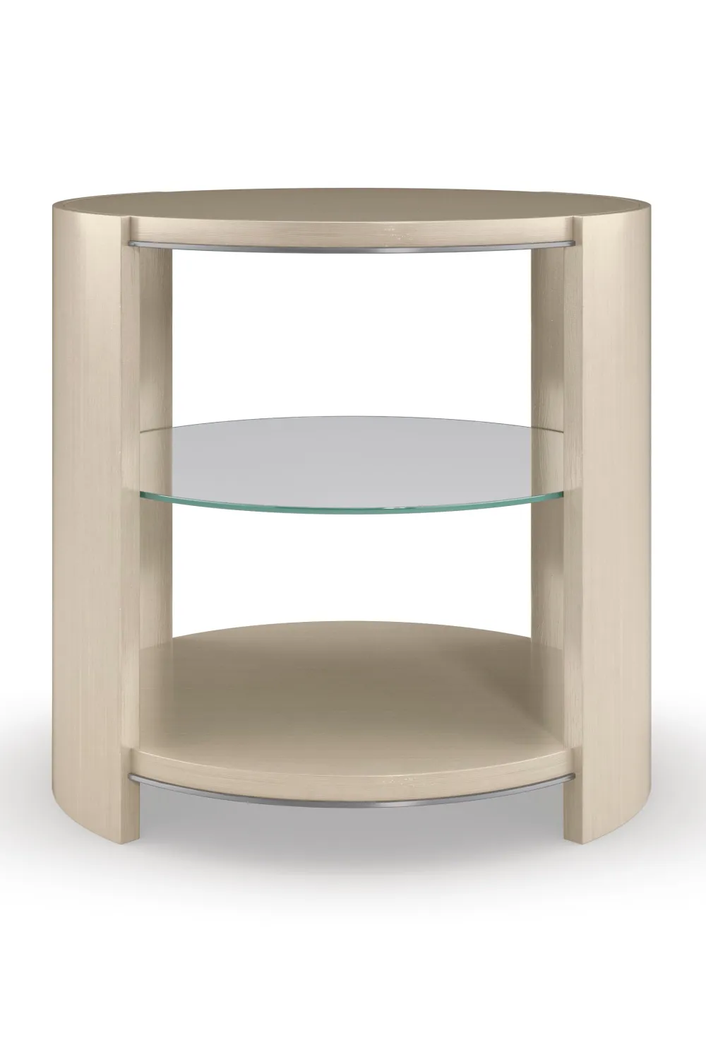 Round Shelved End Table | Caracole Da Vita