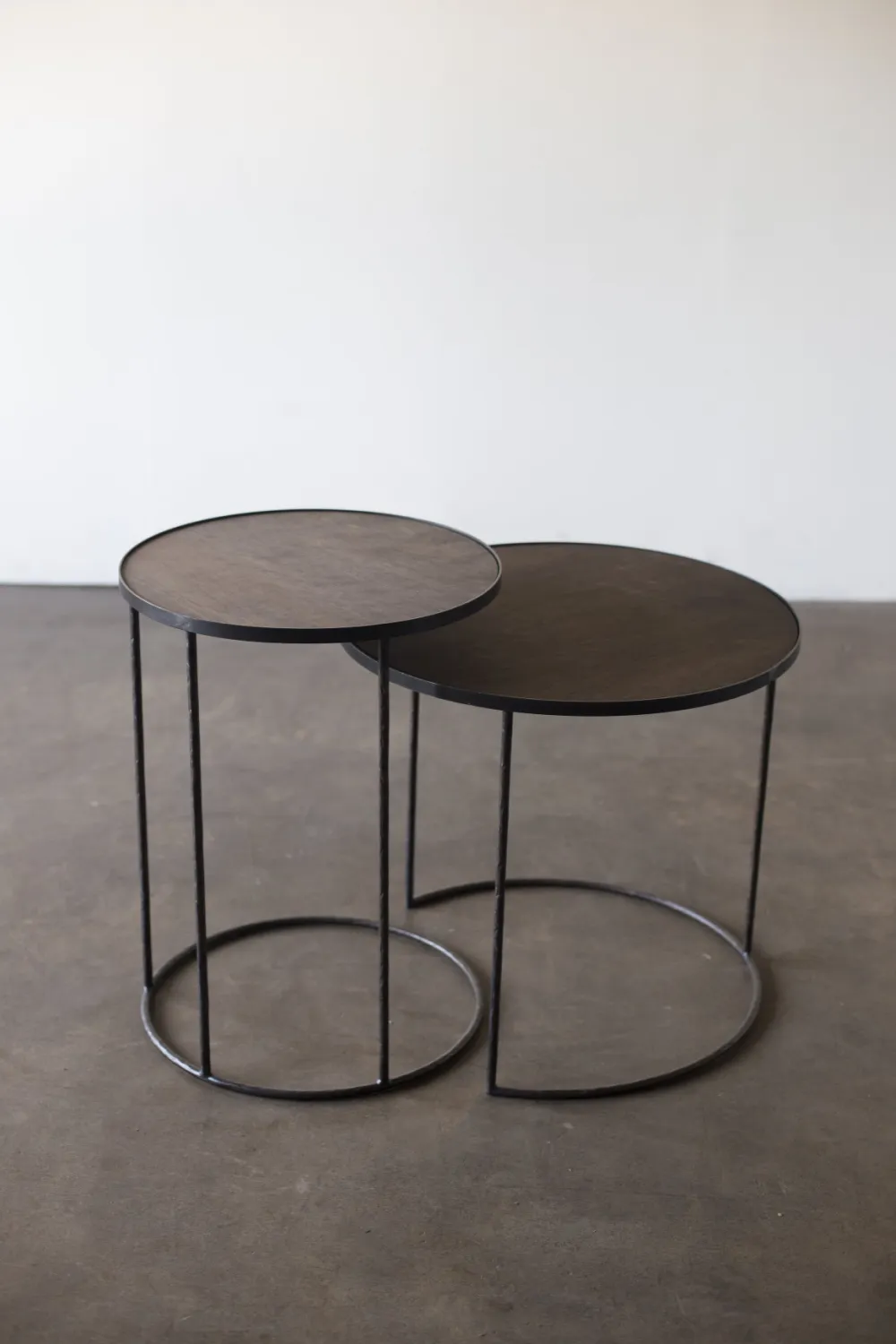 Round Tray Side Table Set (2) | Ethnicraft