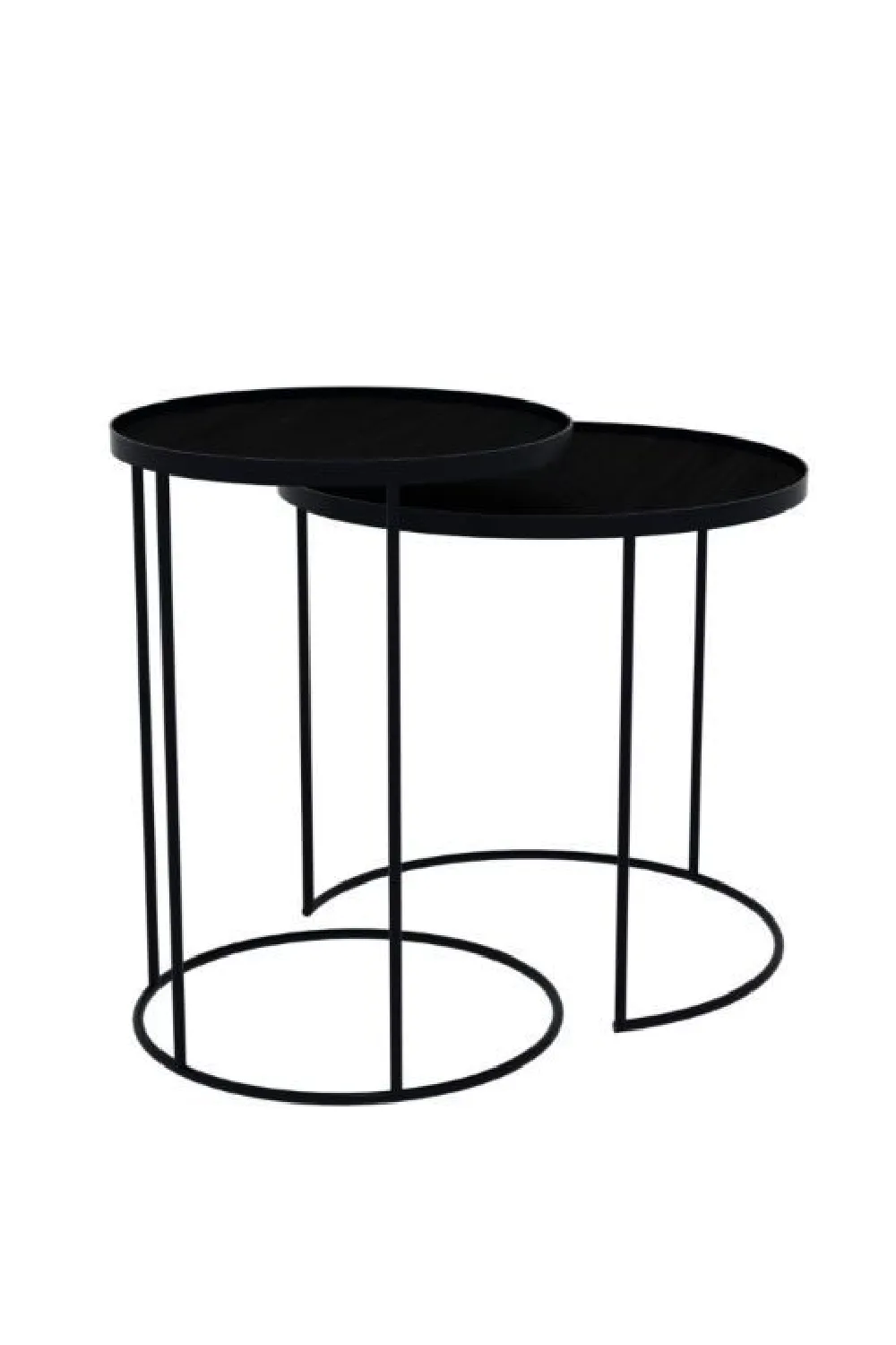 Round Tray Side Table Set (2) | Ethnicraft