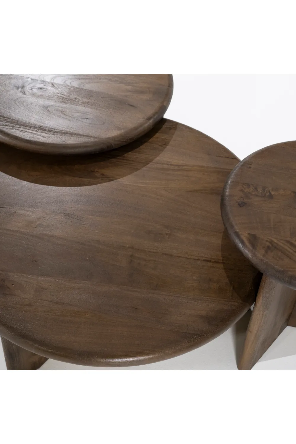 Round Wooden Coffee Table M | By-Boo Leoti