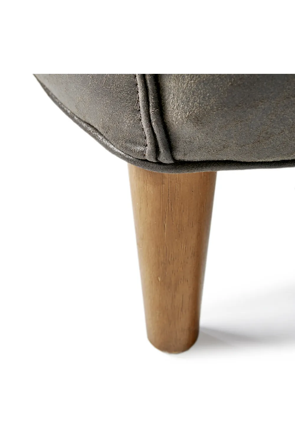 Rounded Leather Armchair | Rivièra Maison Rue Royale