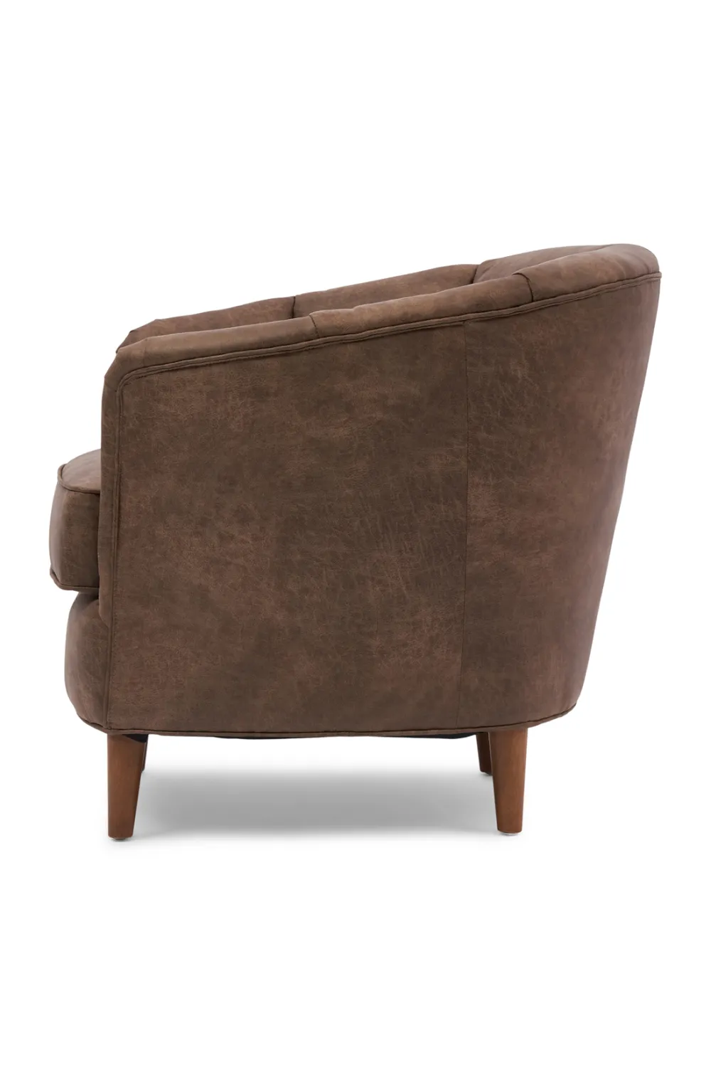 Rounded Leather Armchair | Rivièra Maison Rue Royale