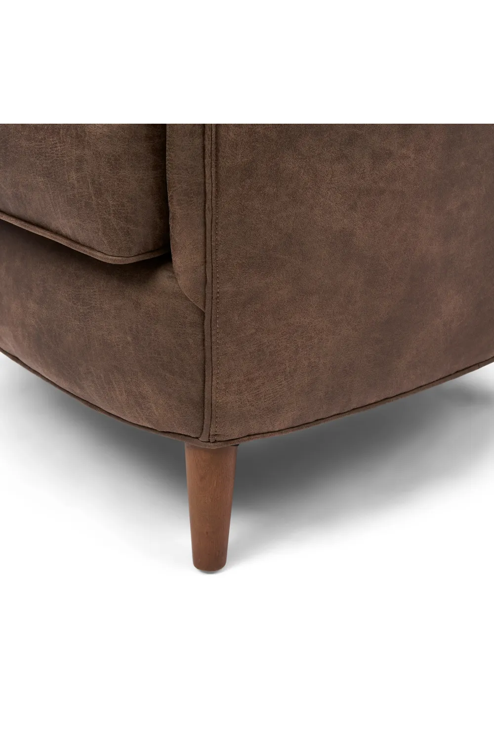 Rounded Leather Armchair | Rivièra Maison Rue Royale