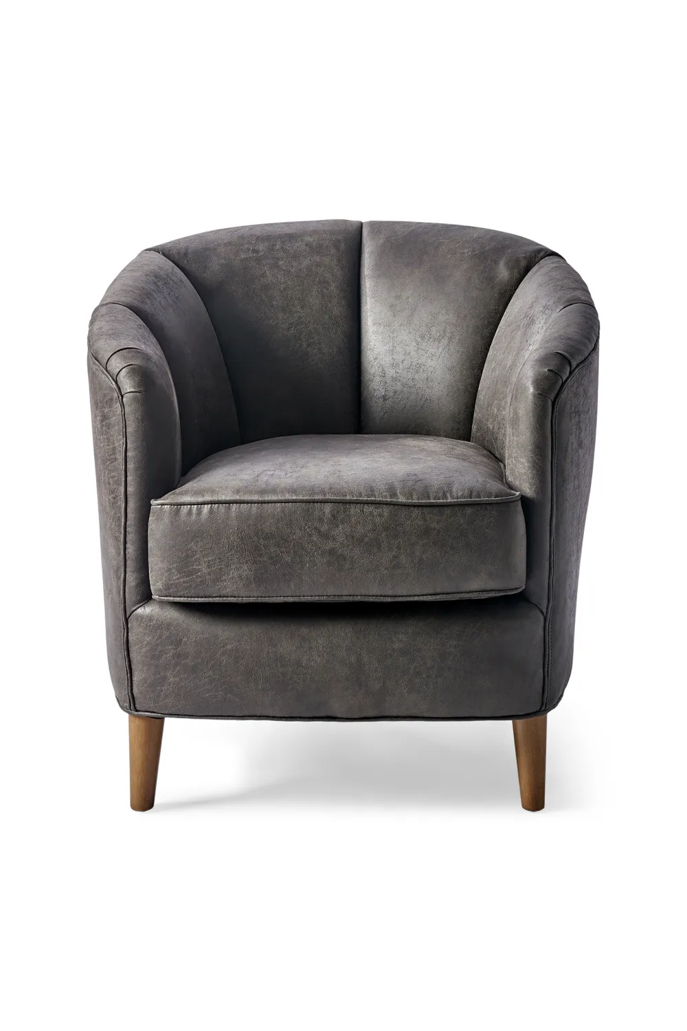 Rounded Leather Armchair | Rivièra Maison Rue Royale