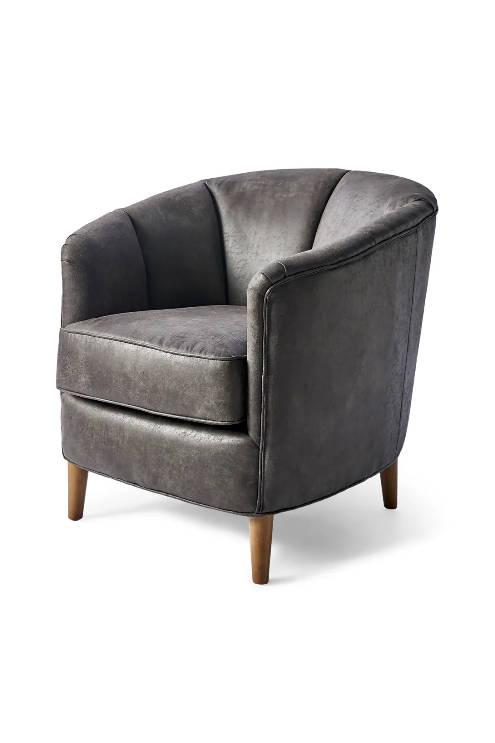 Rounded Leather Armchair | Rivièra Maison Rue Royale