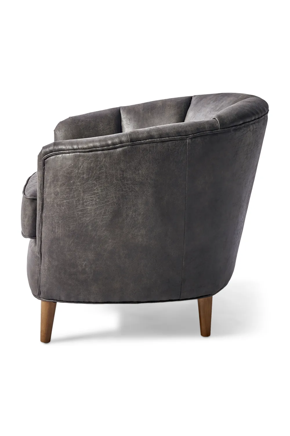 Rounded Leather Armchair | Rivièra Maison Rue Royale