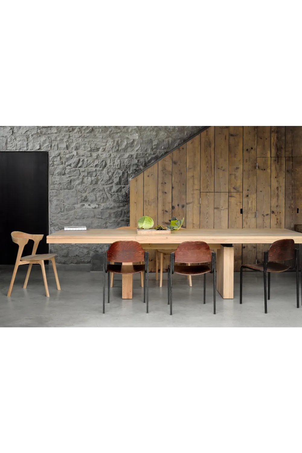 Scandinavian Extendable Oak Dining Table  | Ethnicraft Double