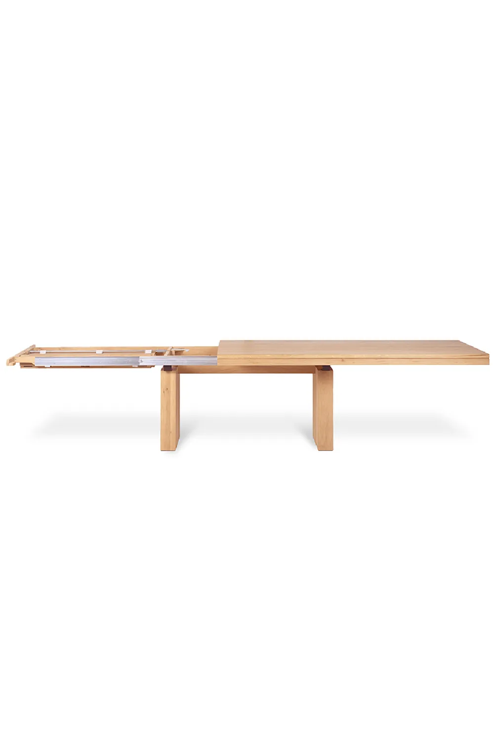 Scandinavian Extendable Oak Dining Table  | Ethnicraft Double