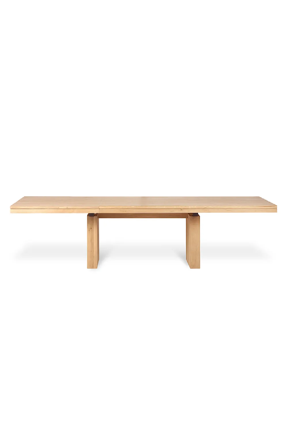 Scandinavian Extendable Oak Dining Table  | Ethnicraft Double