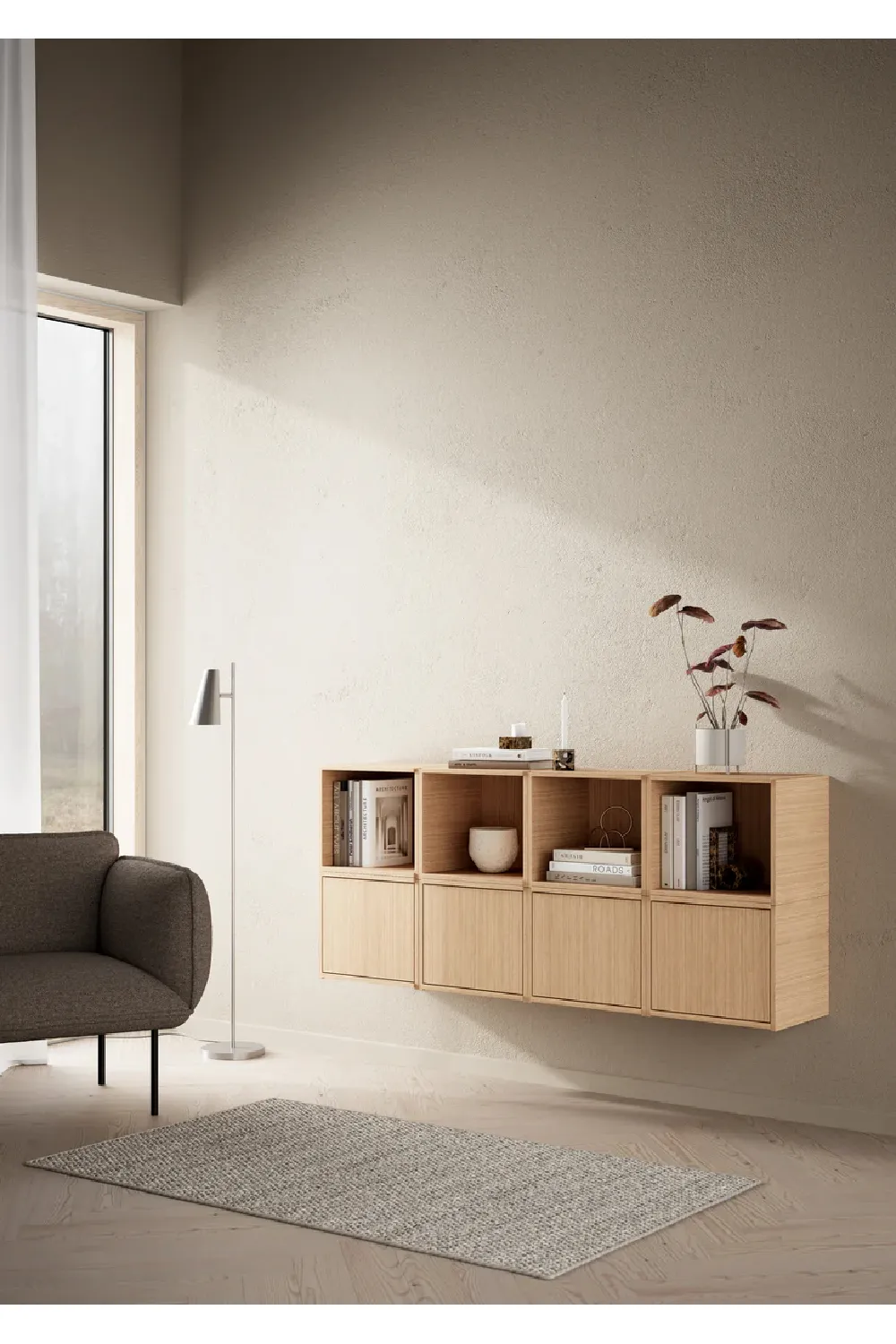 Scandinavian Modular Cube Storage | WOUD Bricks