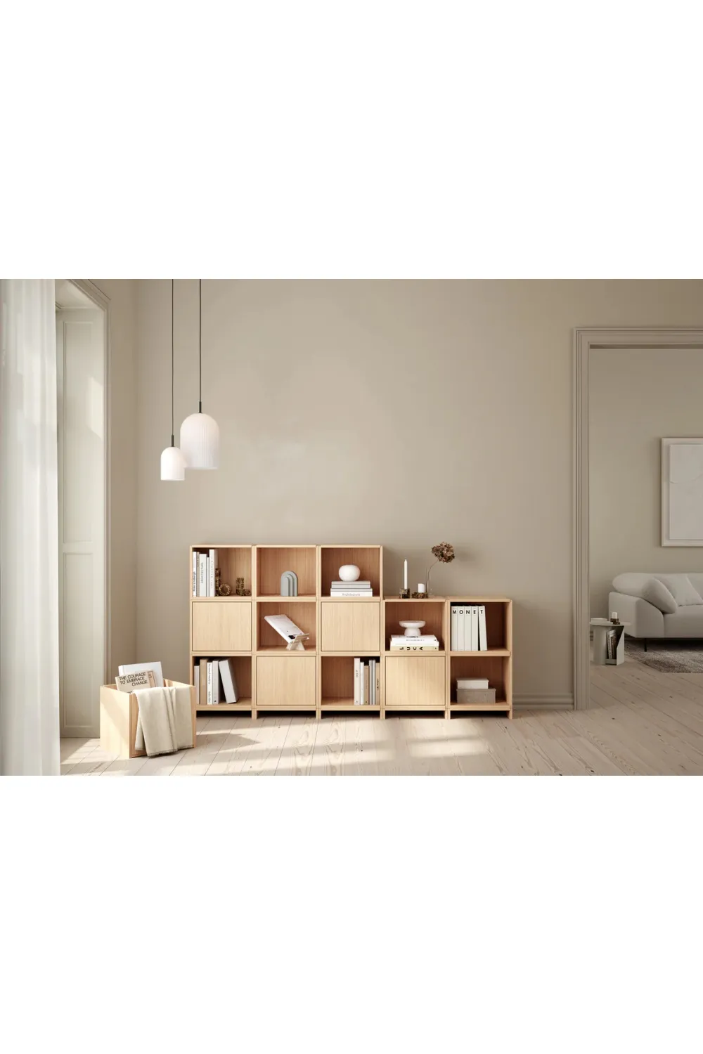 Scandinavian Modular Cube Storage | WOUD Bricks