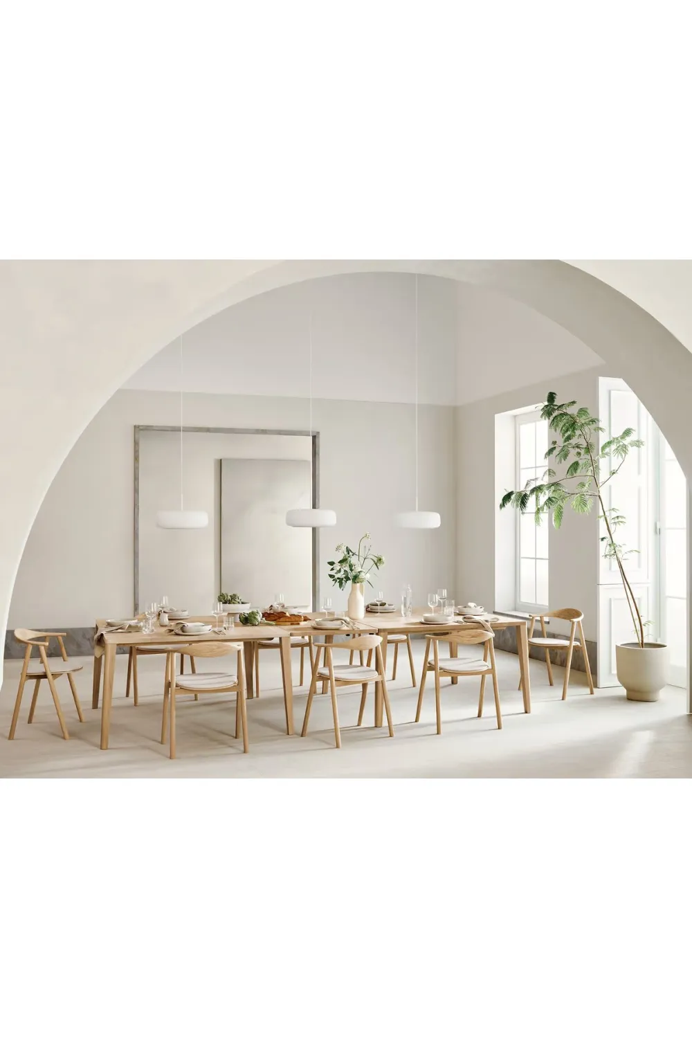 Scandinavian Oak Dining Table | Bolia Graceful