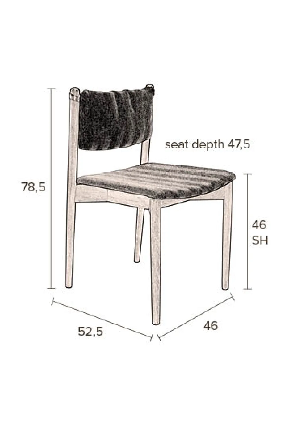 Shear Dining Chairs (2) | Dutchbone Torrance