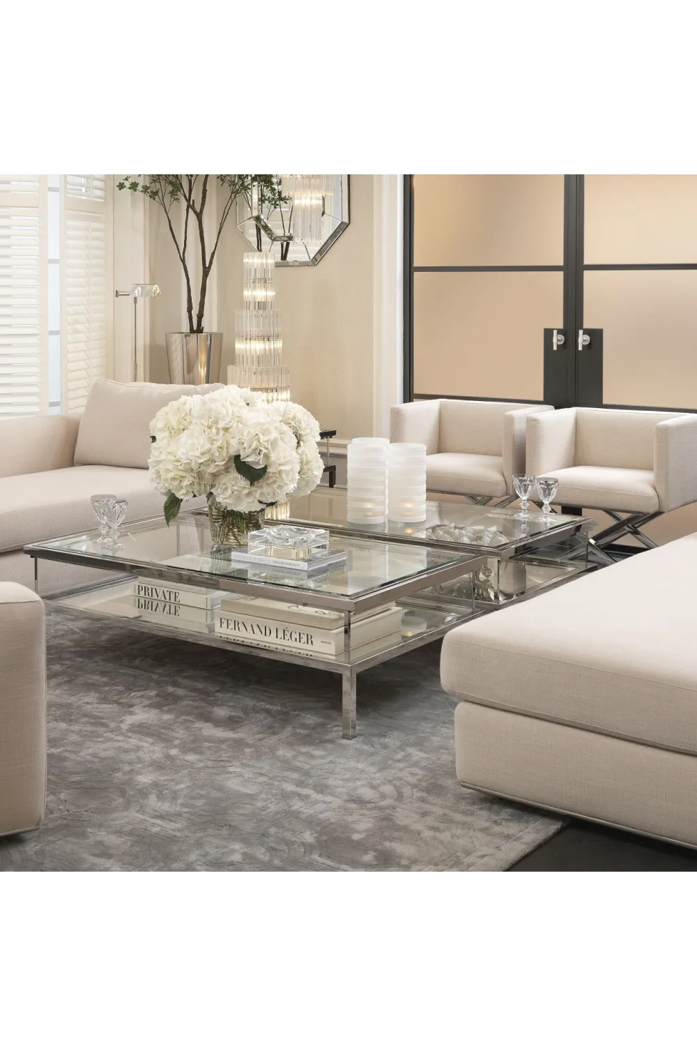 Silver Sliding Top Coffee Table | Eichholtz Harvey