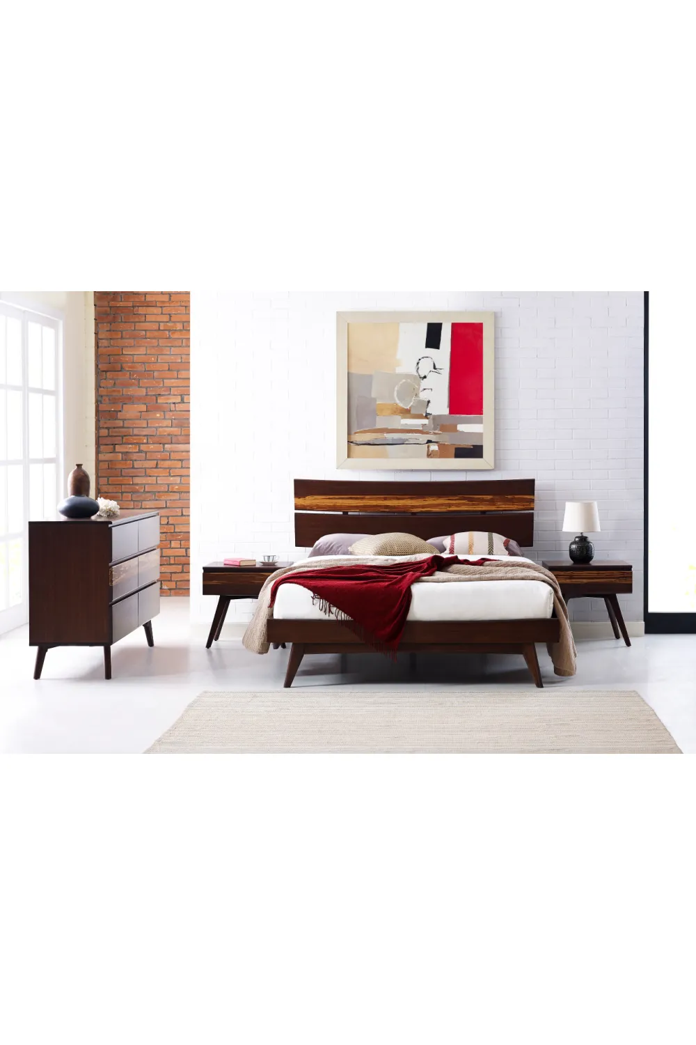 Solid Bamboo Platform Bed | Greenington Azara