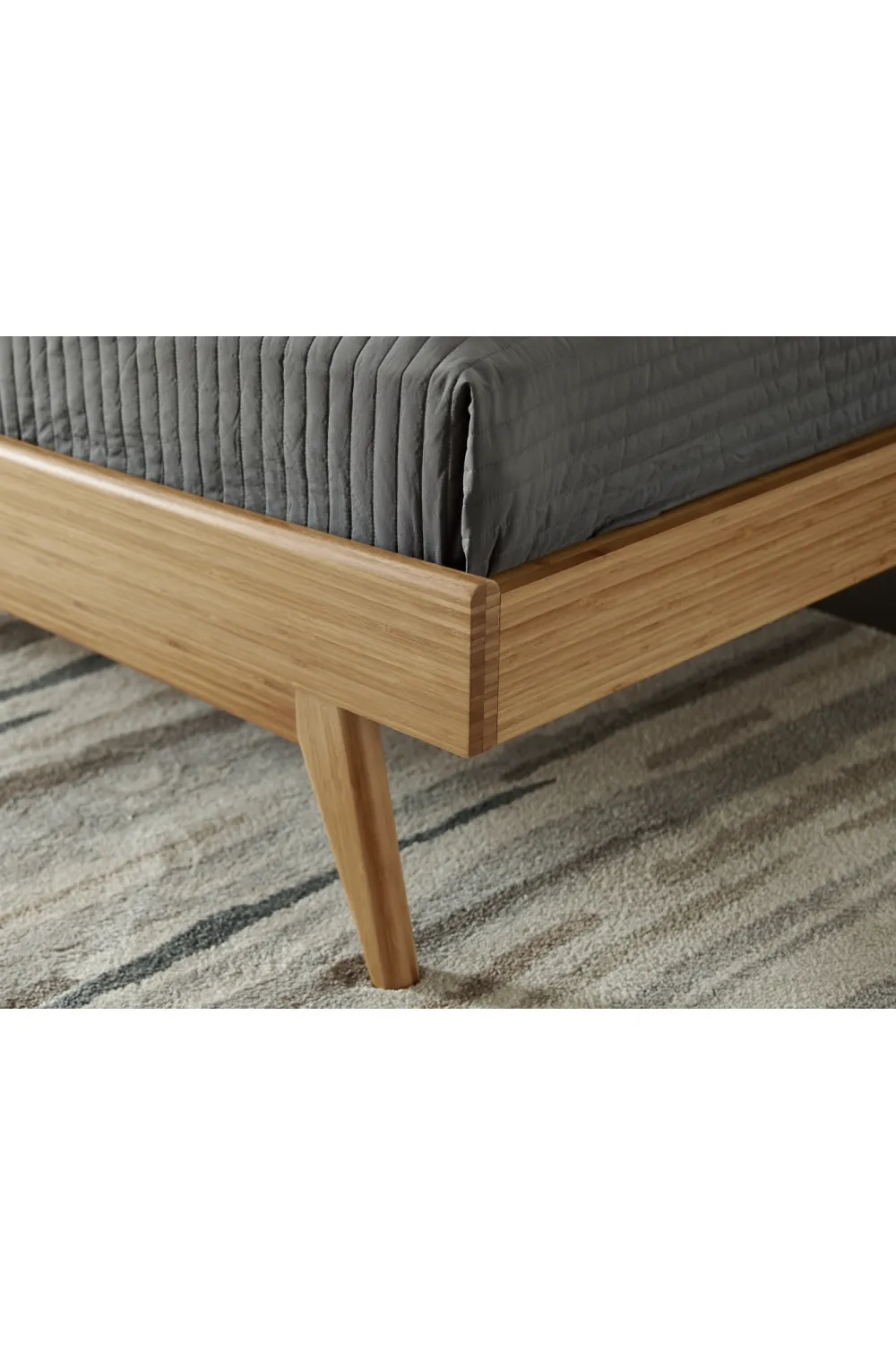 Solid Bamboo Platform Bed | Greenington Azara