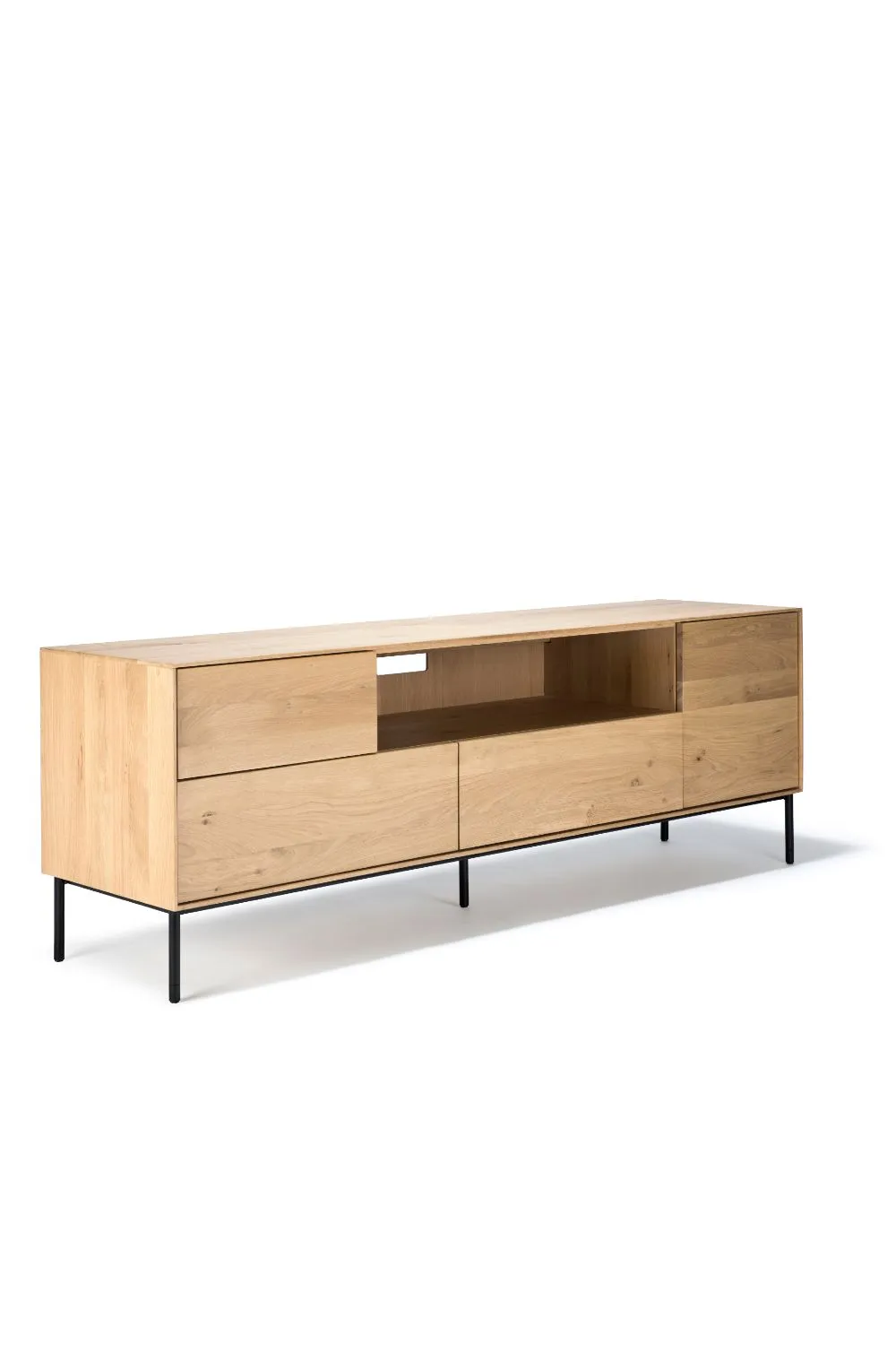 Solid Oak TV Cupboard | Ethnicraft Whitebird