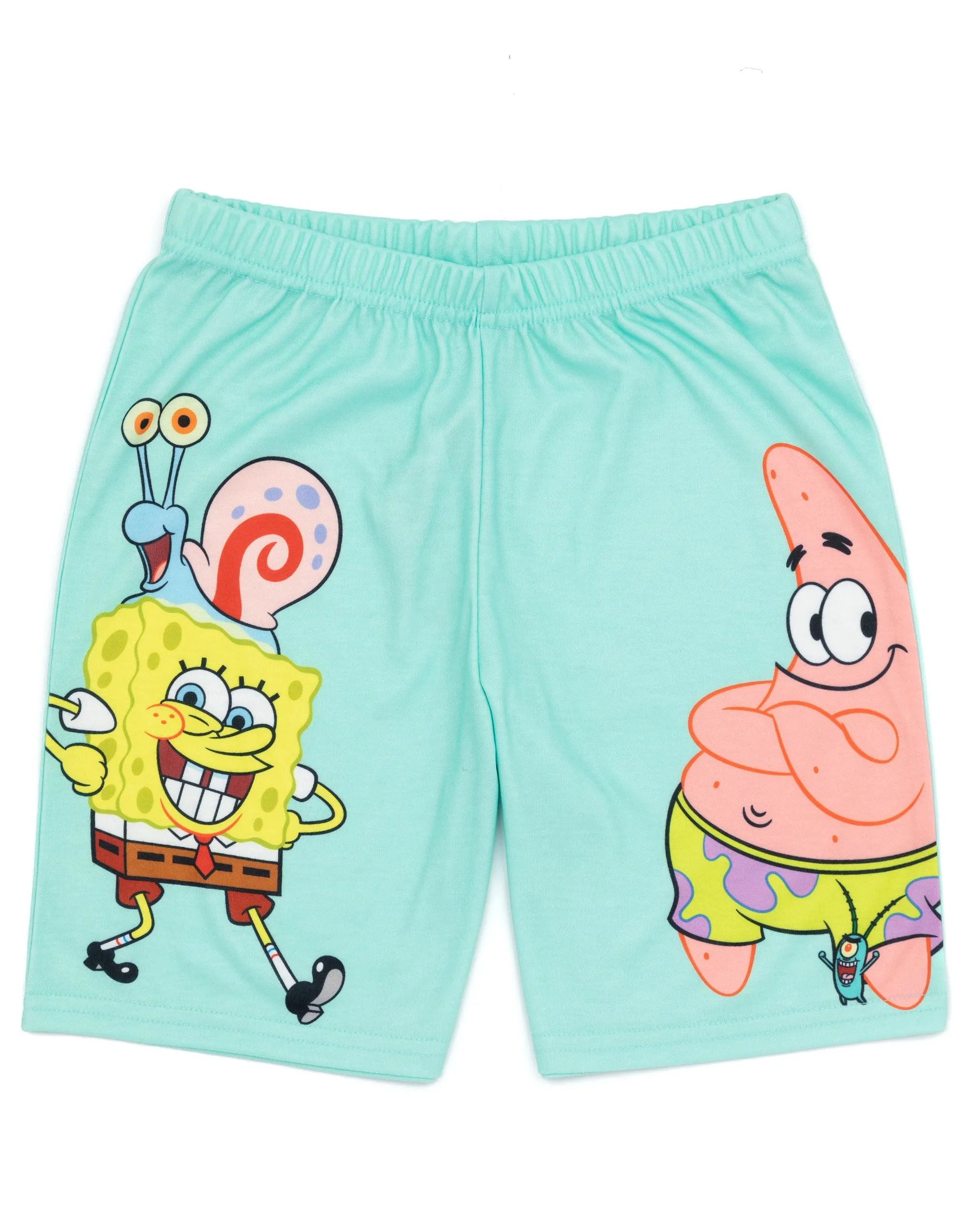 SpongeBob SquarePants Kids Blue T-Shirt And Shorts Pyjamas