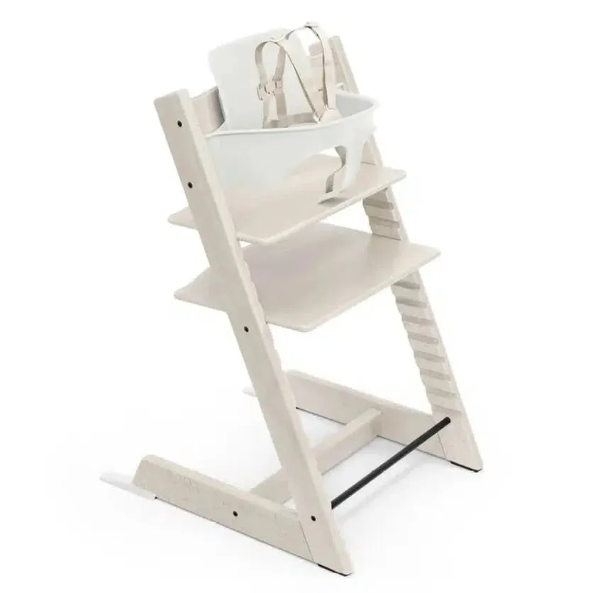 Stokke - Tripp Trapp Chair   Baby Set² Bundle - Whitewash