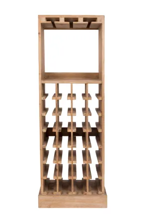 Tall Wooden Wine Cabinet | Dutchbone Claude