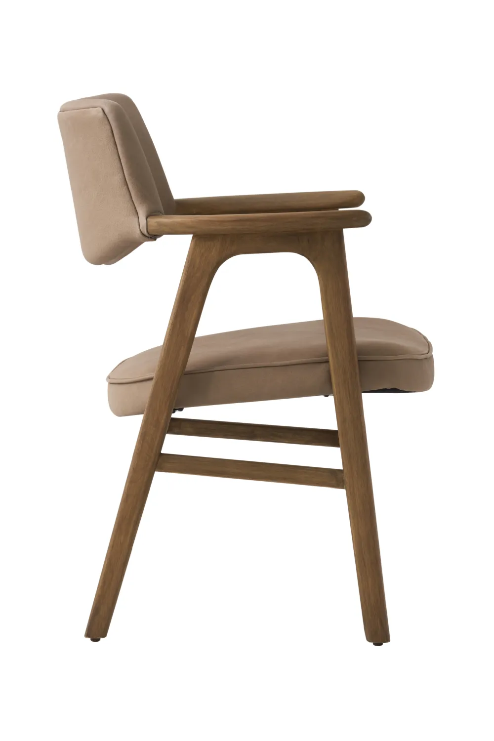 Taupe Leather Dining Chair | Andrew Martin Rutter