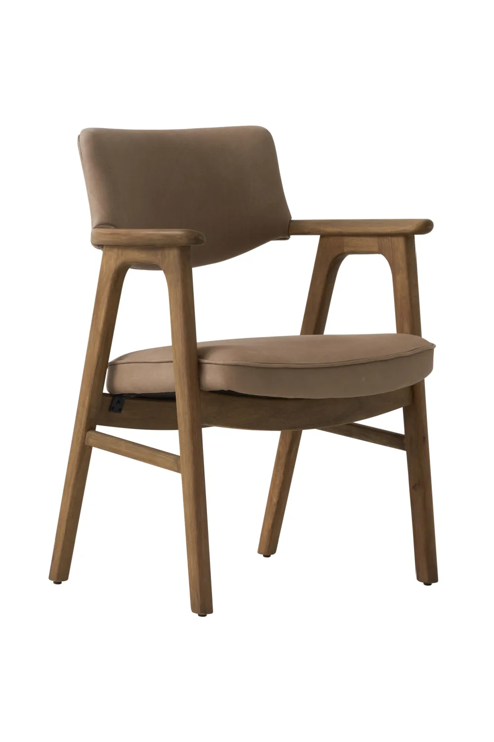 Taupe Leather Dining Chair | Andrew Martin Rutter