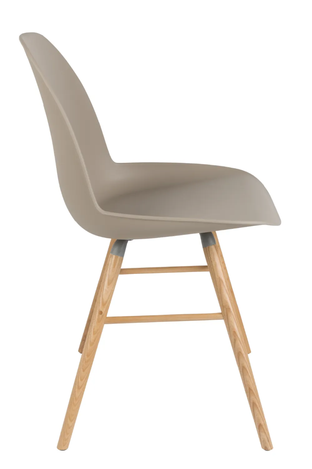 Taupe Molded Dining Chairs (2) | Zuiver Albert Kuip